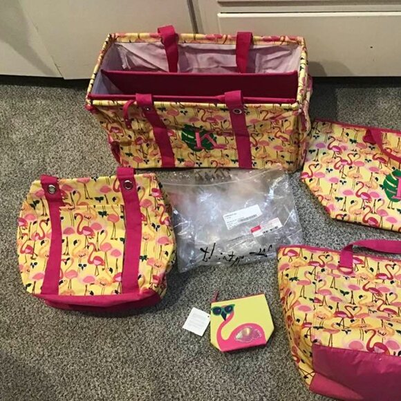 Thirty One Let's Flamingle Hostess Exclusive Set - Picture 2 of 14